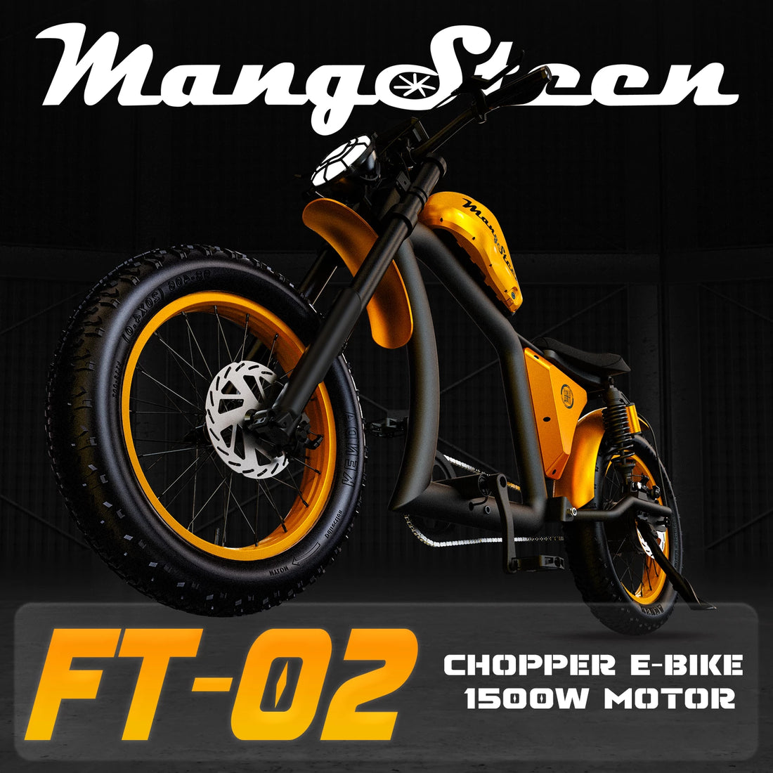 e fahrrad chopper Mangosteen FT02Max Chopper EBike